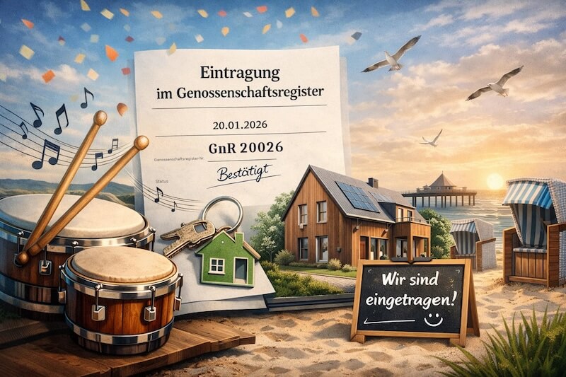 Hurra, wir existieren jetzt juristisch!